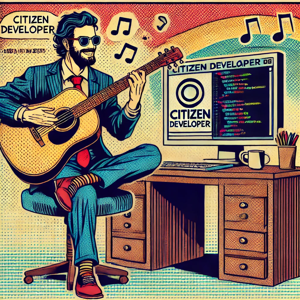 Nocode Guy On Guitar