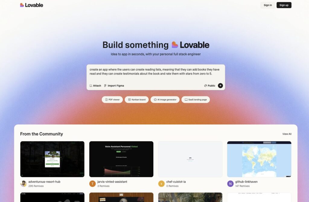 Lovable